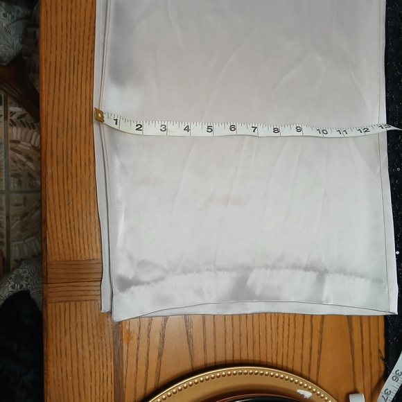 St. John Silver Gray Wide Leg Pants - Picture 9 of 12